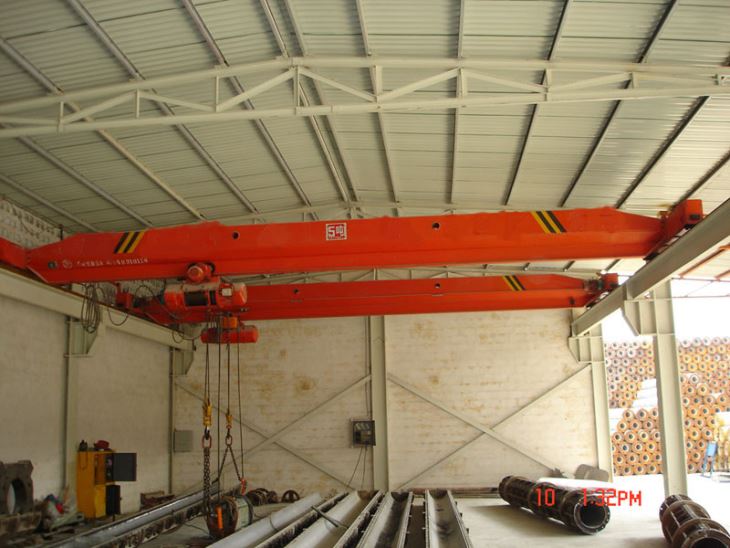 10ton واحد العارضة العلوية كرين مع رافعة كهربائية